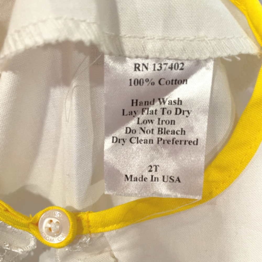 Well Dressed Wolf Girls 2T Swimsuit Cover Up Lemon Meringue Icing on the Cupcake - Picture 7 of 10
